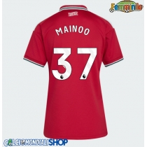 Maglie da calcio Manchester United Kobbie Mainoo #37 Prima Maglia Femminile 2026-27 Manica Corta